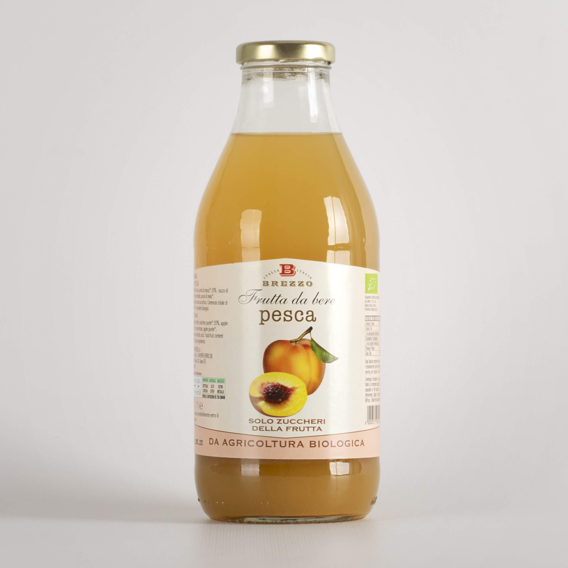 Organic Peach Drinking Fruit Brezzo