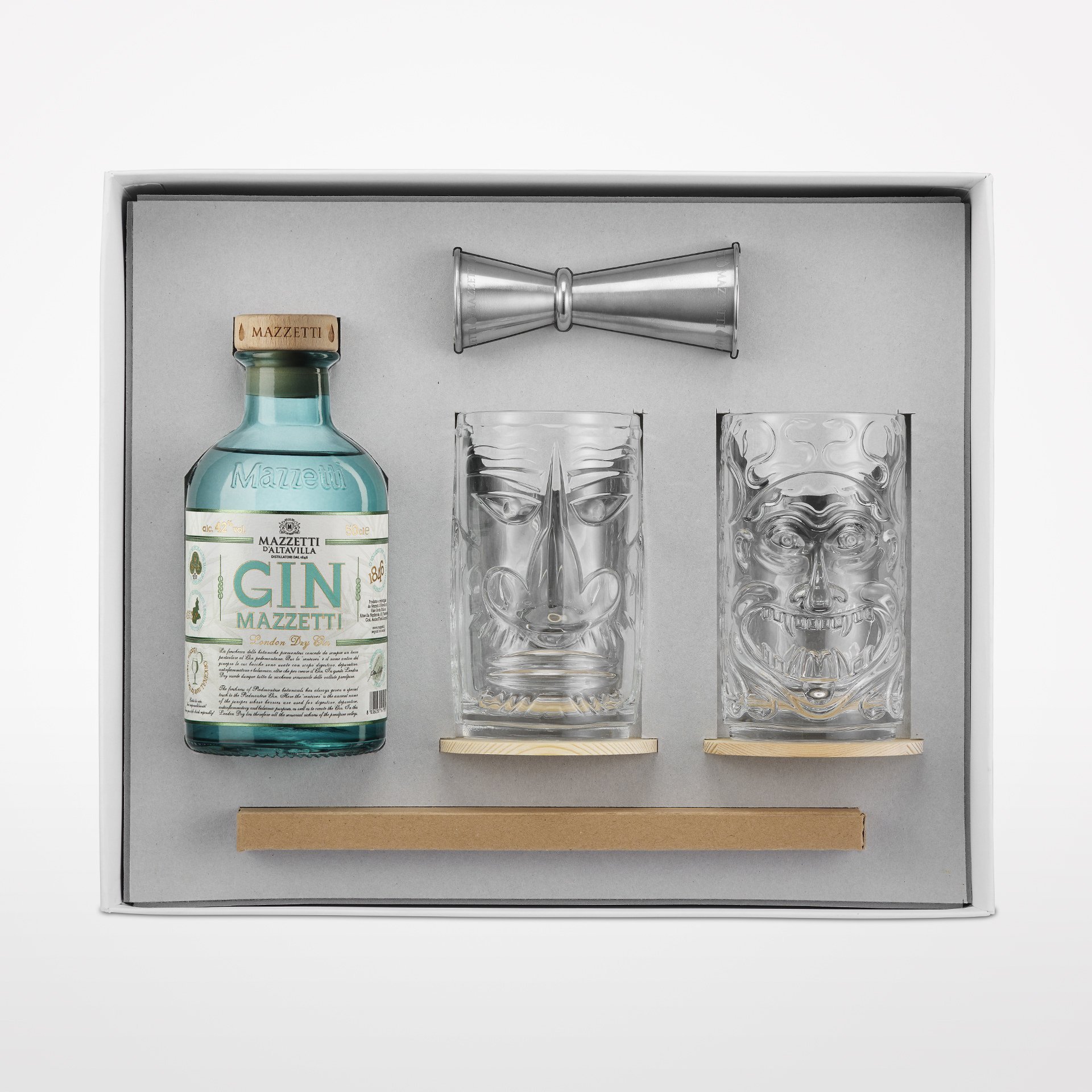 Gin Pack with Tiki Glasses