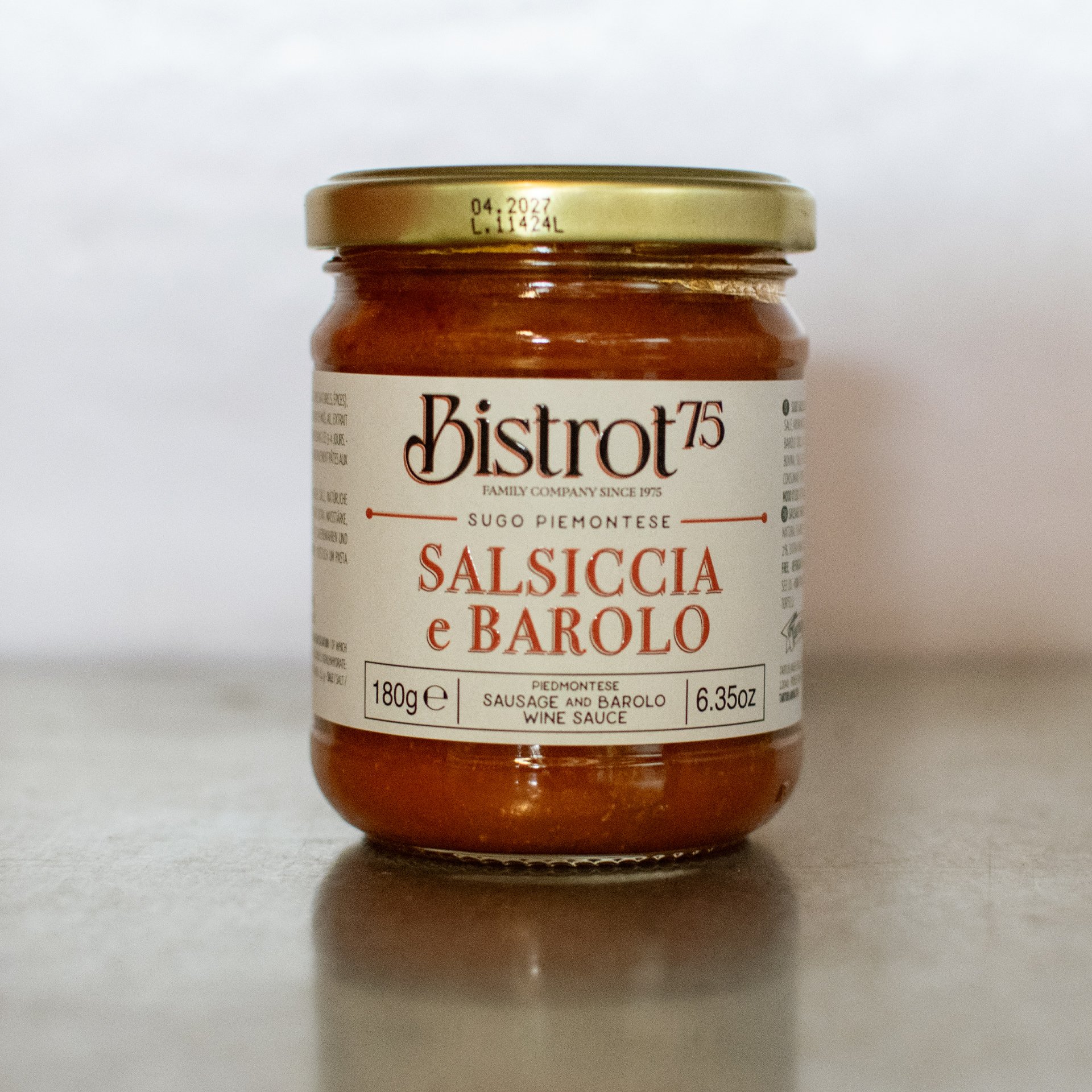 Sugo alla Salsiccia e Vino Barolo DOCG